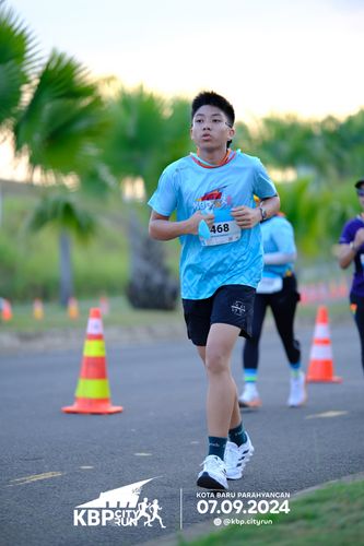 Race photo from KBP City Run 2024