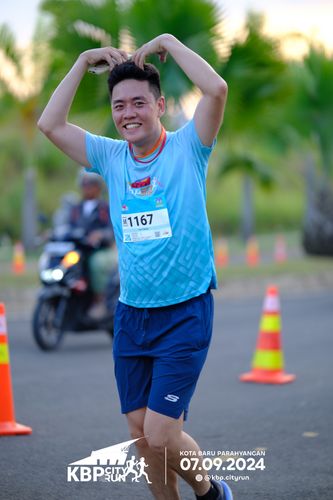 Race photo from KBP City Run 2024