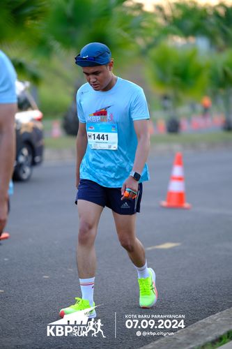 Race photo from KBP City Run 2024