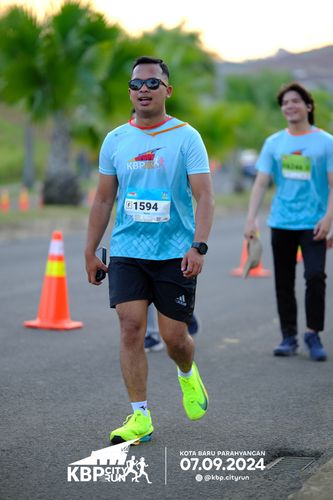 Race photo from KBP City Run 2024