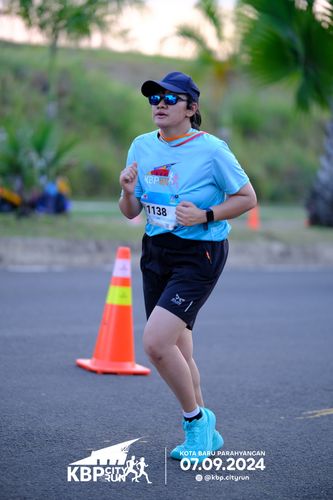 Race photo from KBP City Run 2024