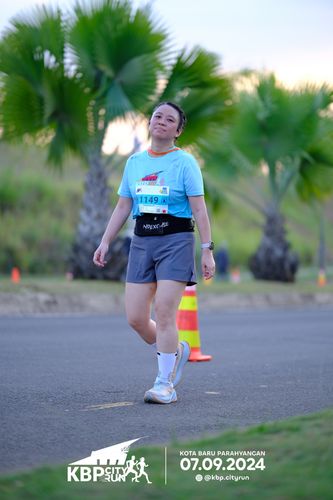 Race photo from KBP City Run 2024