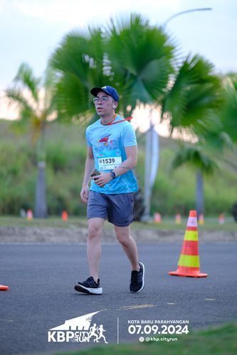 Race photo from KBP City Run 2024