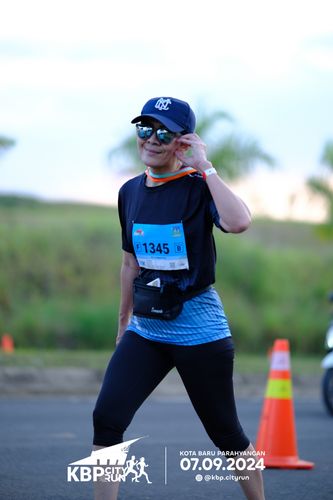 Race photo from KBP City Run 2024