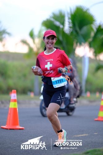 Race photo from KBP City Run 2024