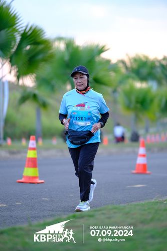 Race photo from KBP City Run 2024