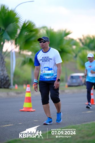 Race photo from KBP City Run 2024