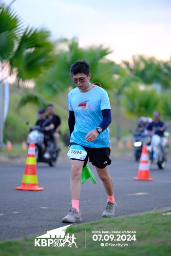 Race photo from KBP City Run 2024