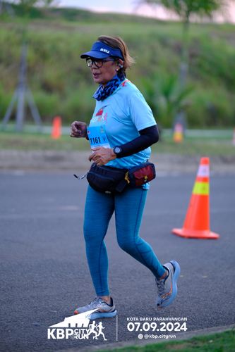 Race photo from KBP City Run 2024