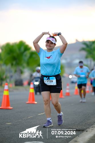 Race photo from KBP City Run 2024