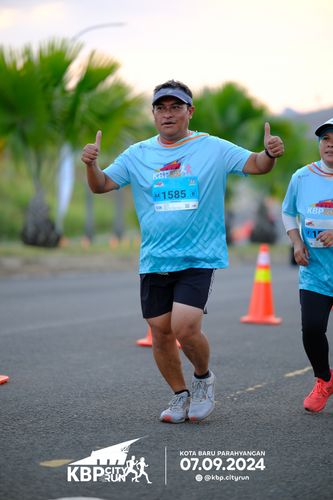 Race photo from KBP City Run 2024