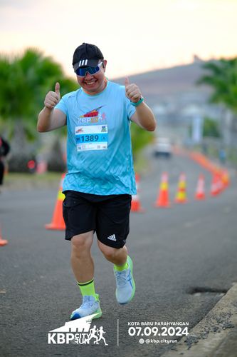 Race photo from KBP City Run 2024