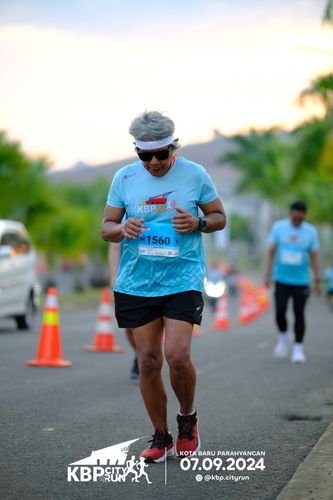 Race photo from KBP City Run 2024