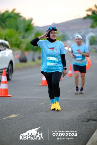 Race photo from KBP City Run 2024