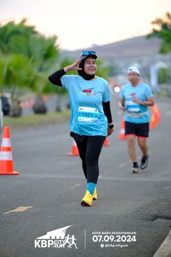 Race photo from KBP City Run 2024