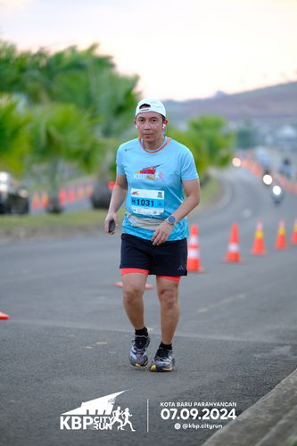 Race photo from KBP City Run 2024