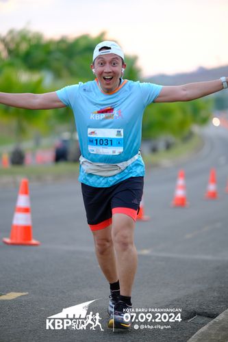 Race photo from KBP City Run 2024