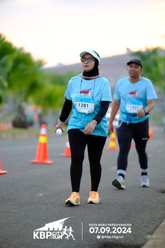 Race photo from KBP City Run 2024