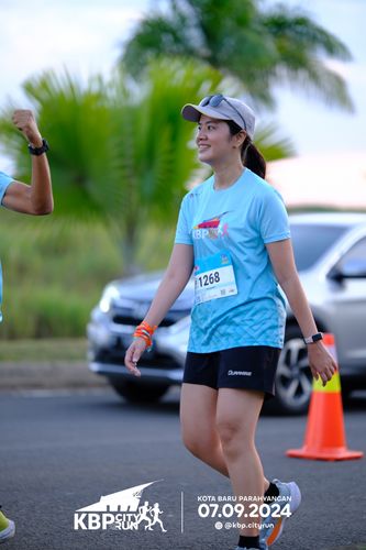 Race photo from KBP City Run 2024