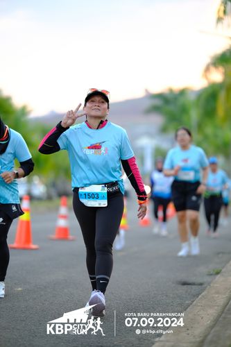 Race photo from KBP City Run 2024