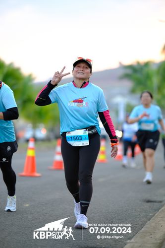 Race photo from KBP City Run 2024