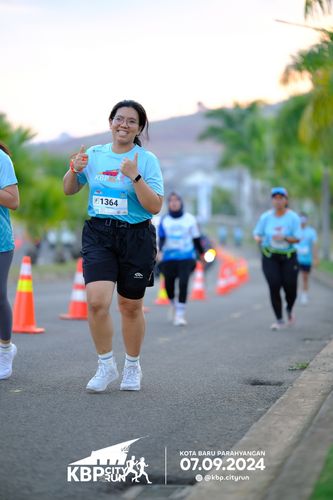 Race photo from KBP City Run 2024