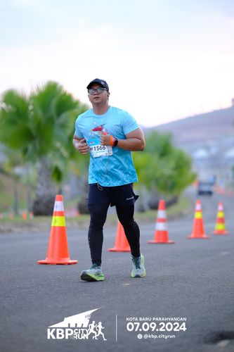 Race photo from KBP City Run 2024