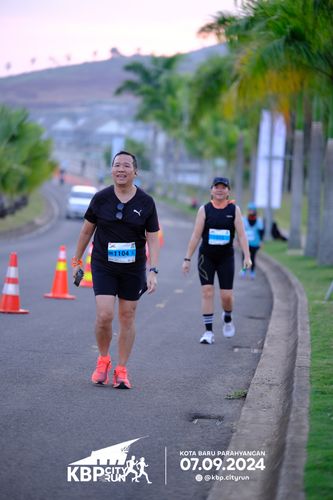 Race photo from KBP City Run 2024