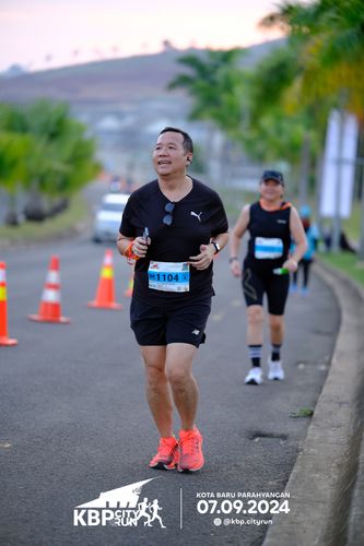 Race photo from KBP City Run 2024