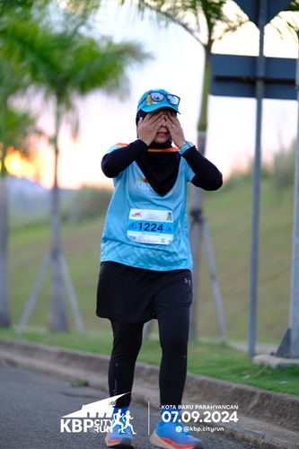 Race photo from KBP City Run 2024