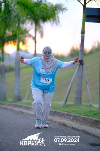 Race photo from KBP City Run 2024