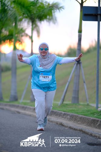 Race photo from KBP City Run 2024