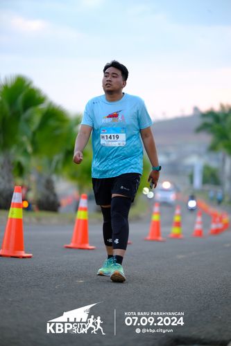 Race photo from KBP City Run 2024