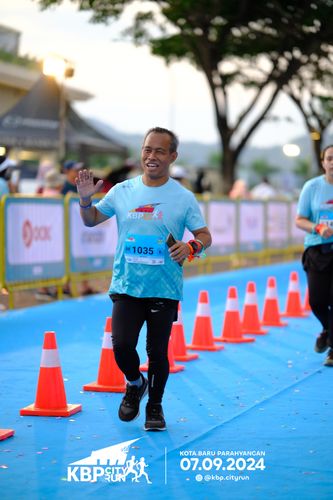 Race photo from KBP City Run 2024