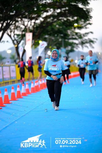 Race photo from KBP City Run 2024