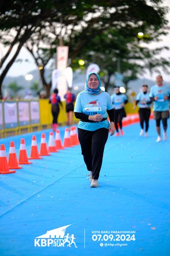 Race photo from KBP City Run 2024