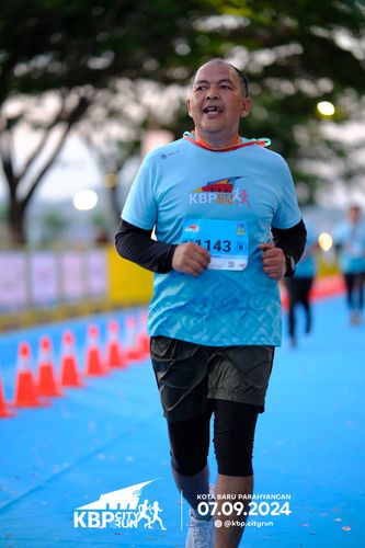 Race photo from KBP City Run 2024