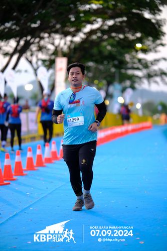 Race photo from KBP City Run 2024