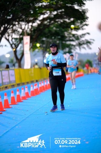 Race photo from KBP City Run 2024