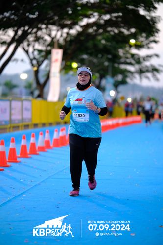 Race photo from KBP City Run 2024