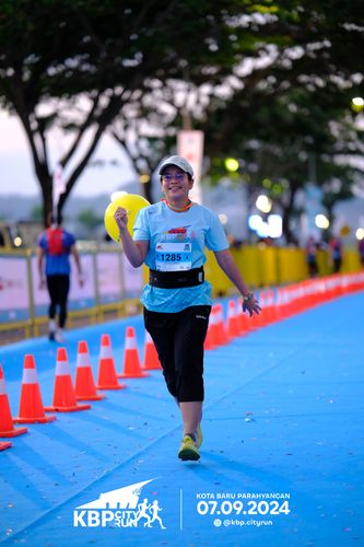 Race photo from KBP City Run 2024