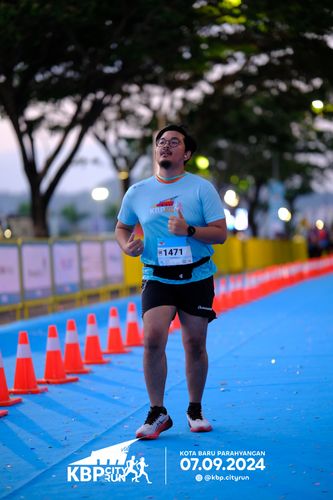 Race photo from KBP City Run 2024
