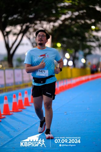 Race photo from KBP City Run 2024