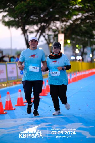 Race photo from KBP City Run 2024
