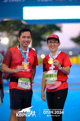 Race photo from KBP City Run 2024