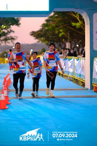 Race photo from KBP City Run 2024