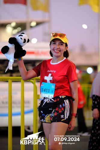 Race photo from KBP City Run 2024