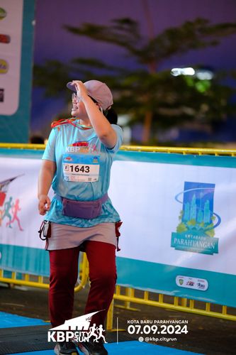Race photo from KBP City Run 2024