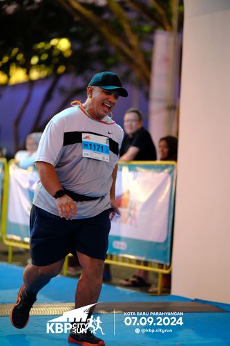 Race photo from KBP City Run 2024