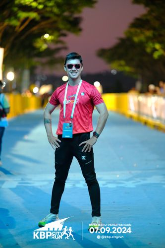 Race photo from KBP City Run 2024